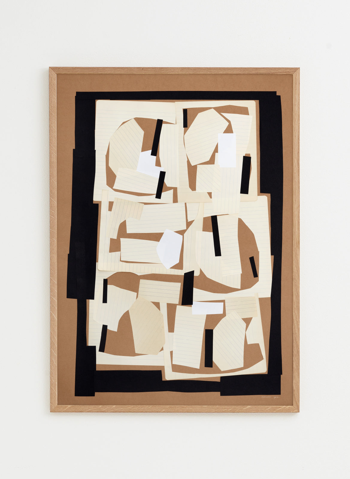 Black, white and brown poster made by atelier cph