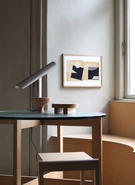 Graphic art print by Atelier Cph in modern Scandinavian home