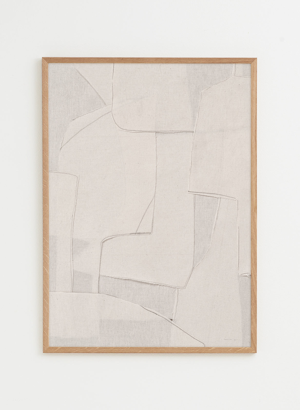 abstract white poster made by atelier cph