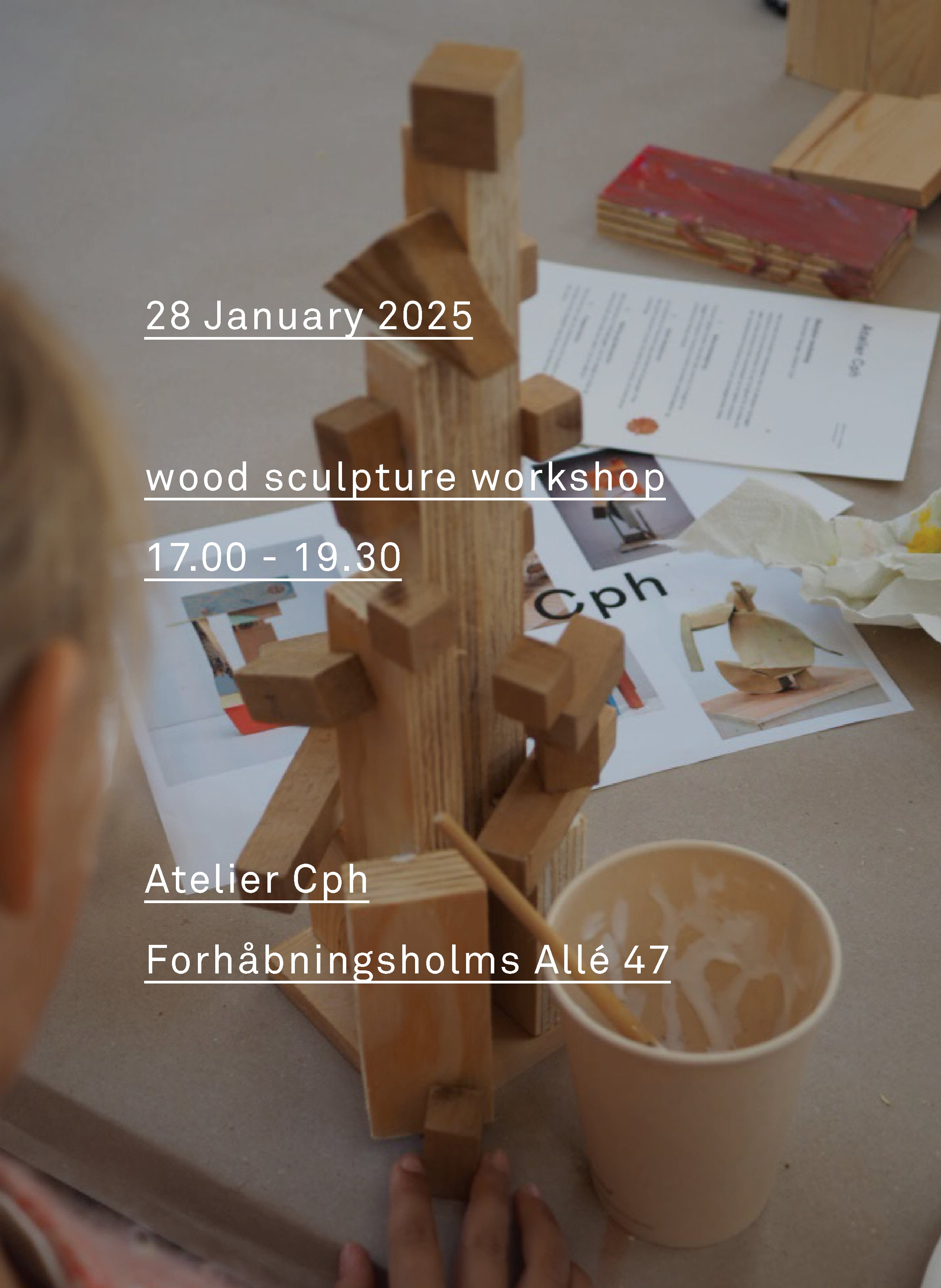 wood sculpture workshop 28 January 2025