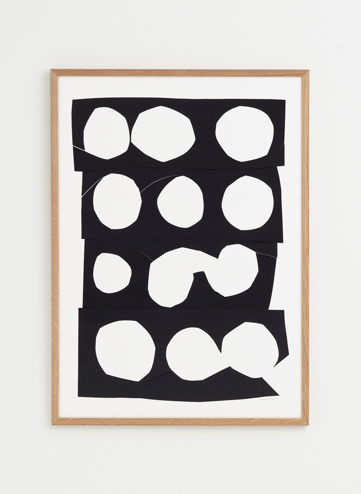 Black and white circle poster made by atelier cph