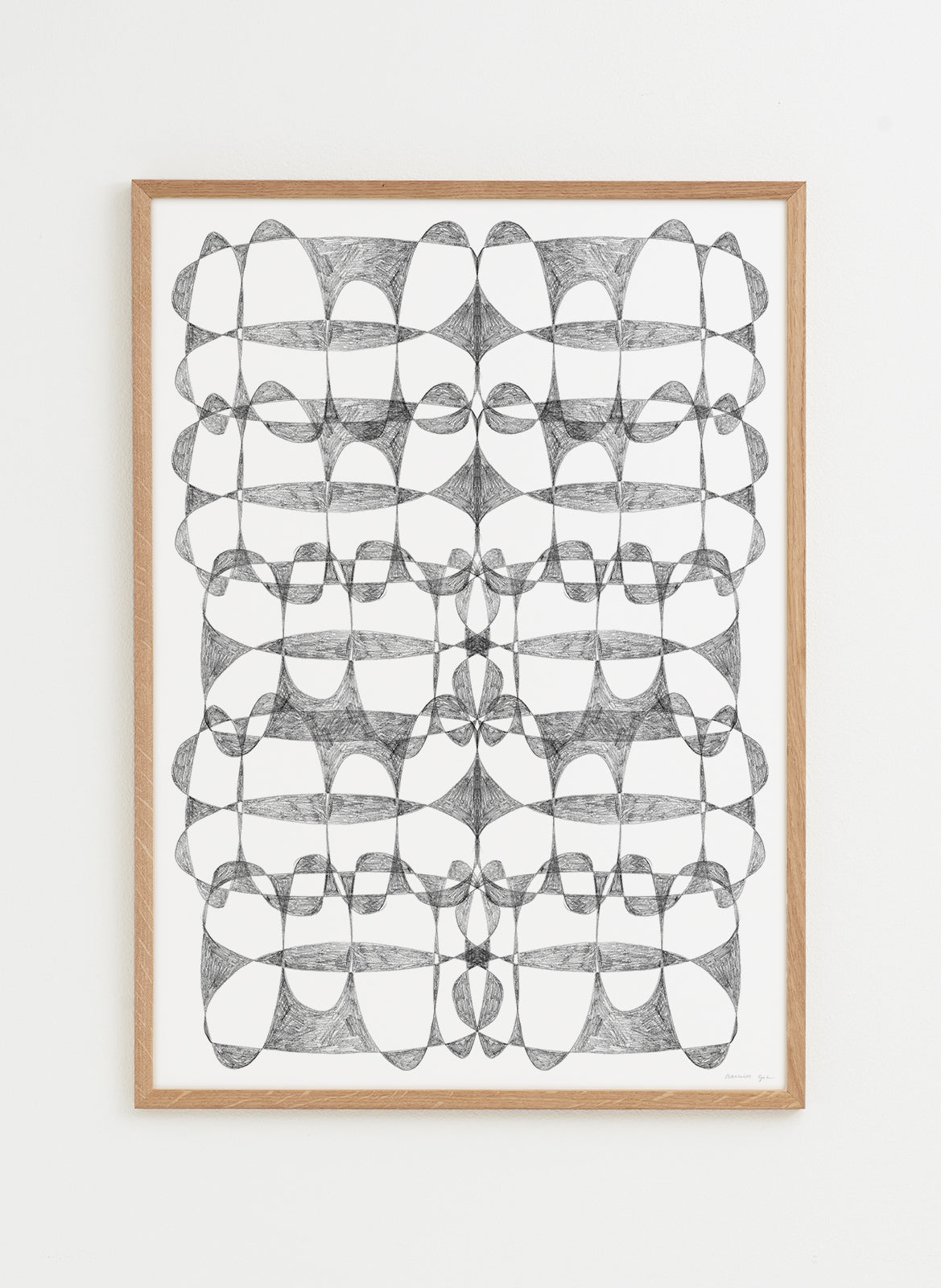 lack and white poster made by atelier cph