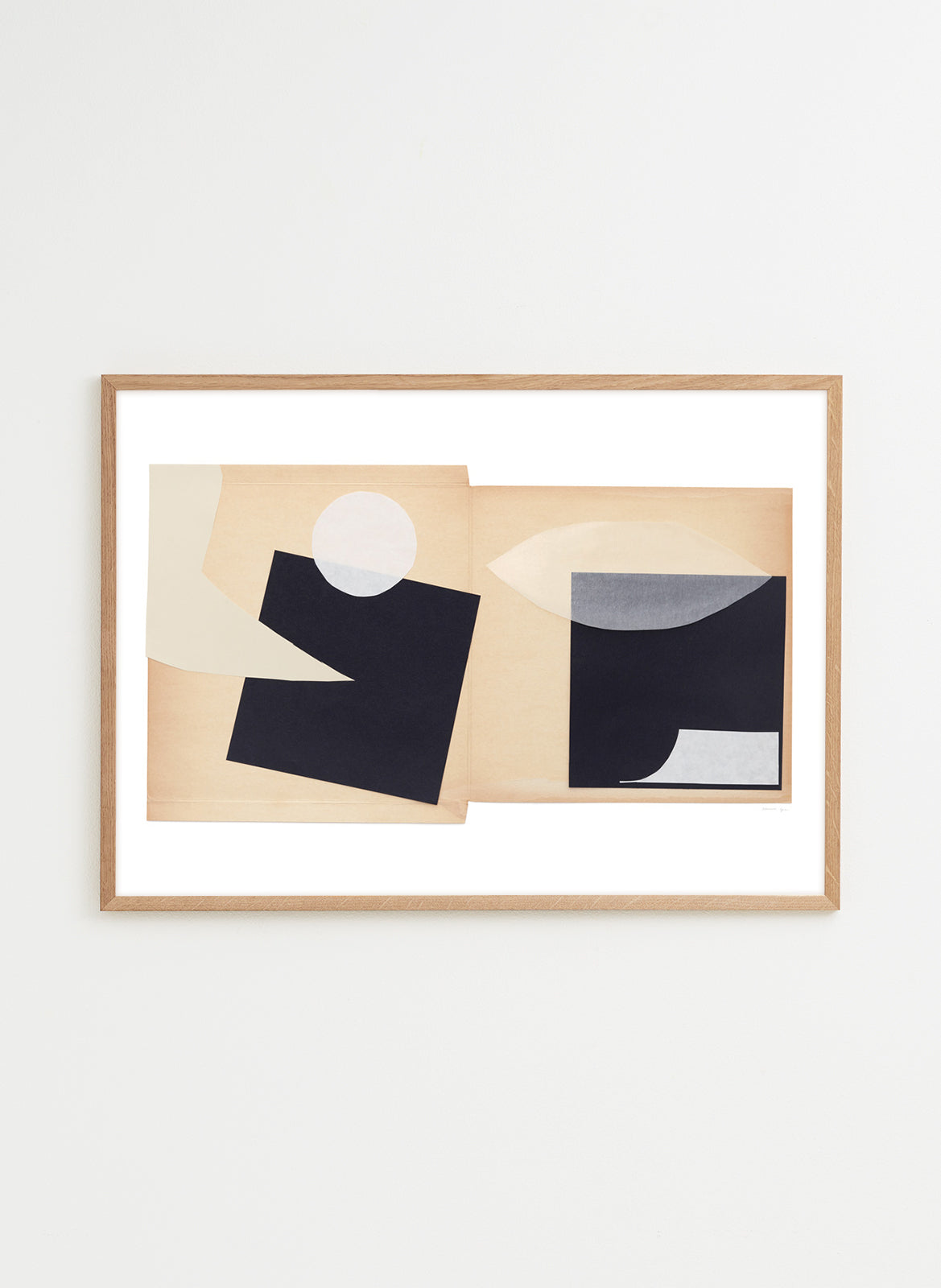 Black, white and brown poster made by atelier cph