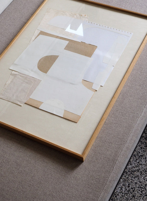 limited edition white collage