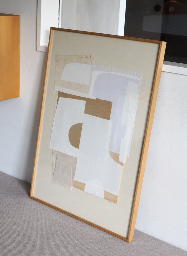 limited edition white collage