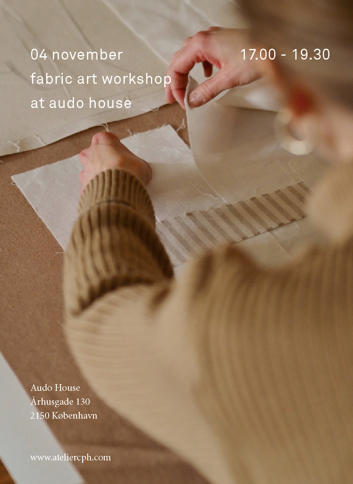 fabric art workshop at audo house 04 November