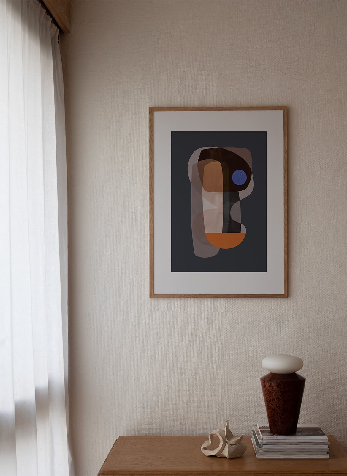 ATELIERCPH Abstract cubismポスターブラックフレーム付き 楽天市場】Drawing アートポスター フレーム付き 40×30cm 【ART
