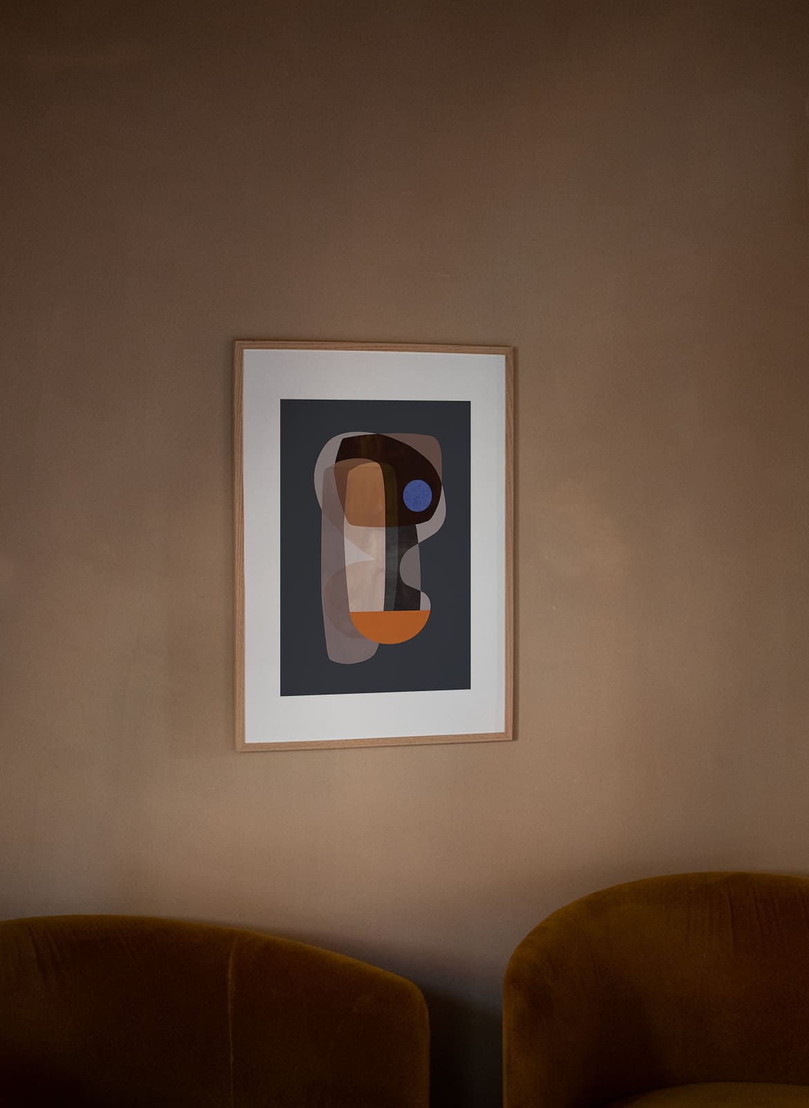 ATELIERCPH Abstract cubismポスターブラックフレーム付き Atelier Cph high quality art print abstract cubism