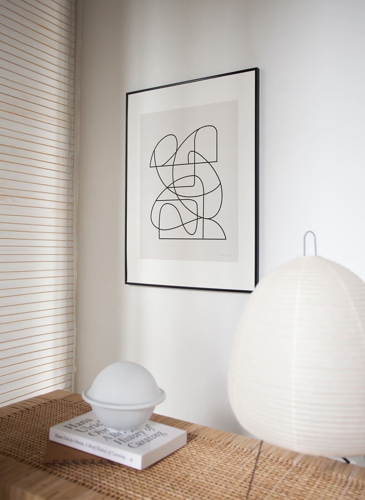 ATELIER CPH no.55 70×100センチ　特注フレーム Atelier Cph アートポスター 50×70cm Lace No 166 – CHLOROS