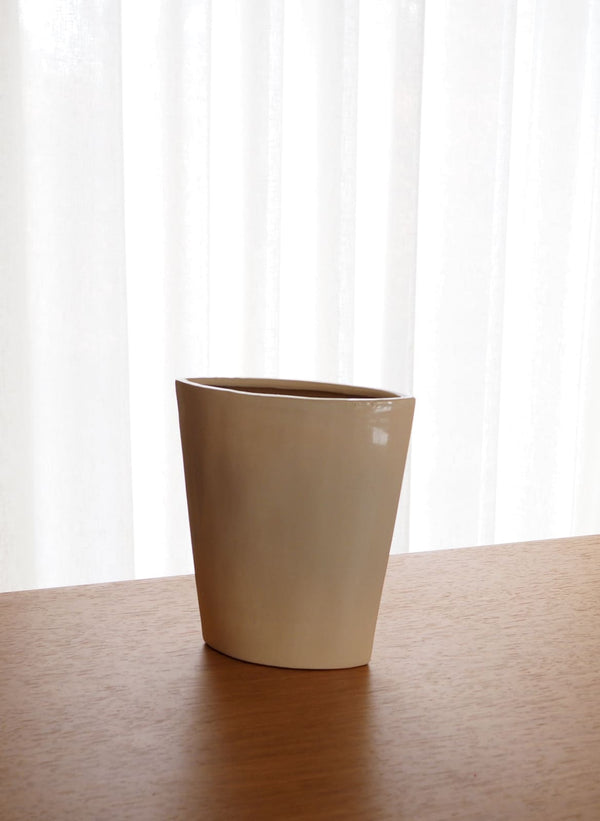 Beige vases