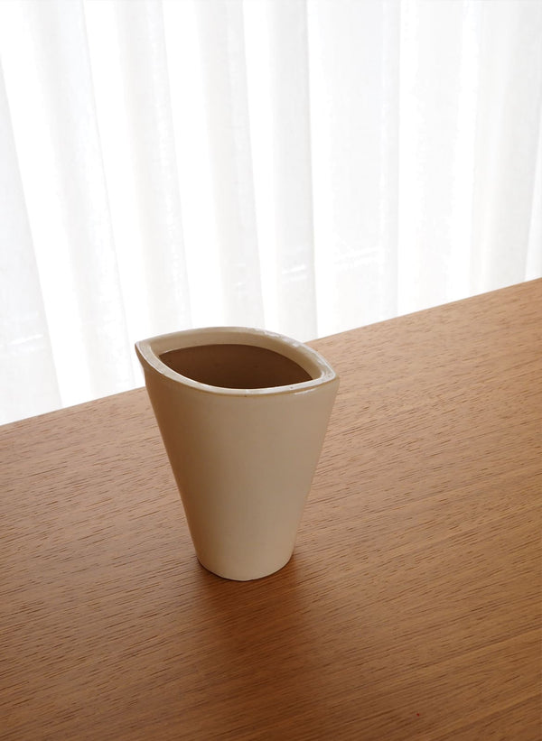 Beige vases