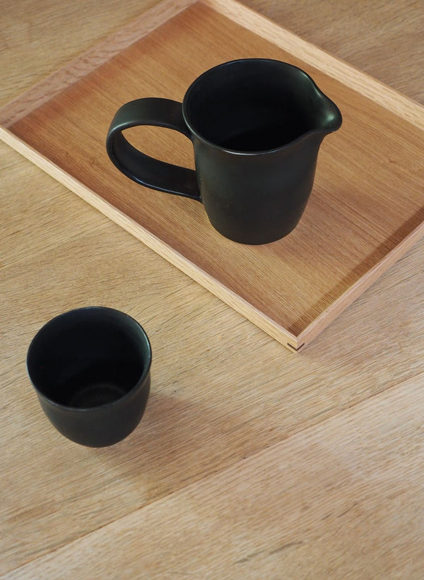 simple ceramic jug and cup