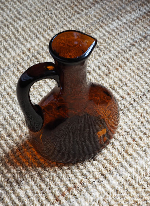 amber glass jug