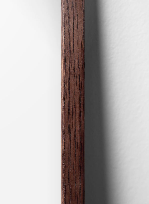dark oak wood frame