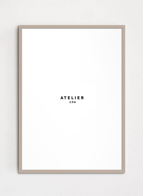 grey painted oak frame