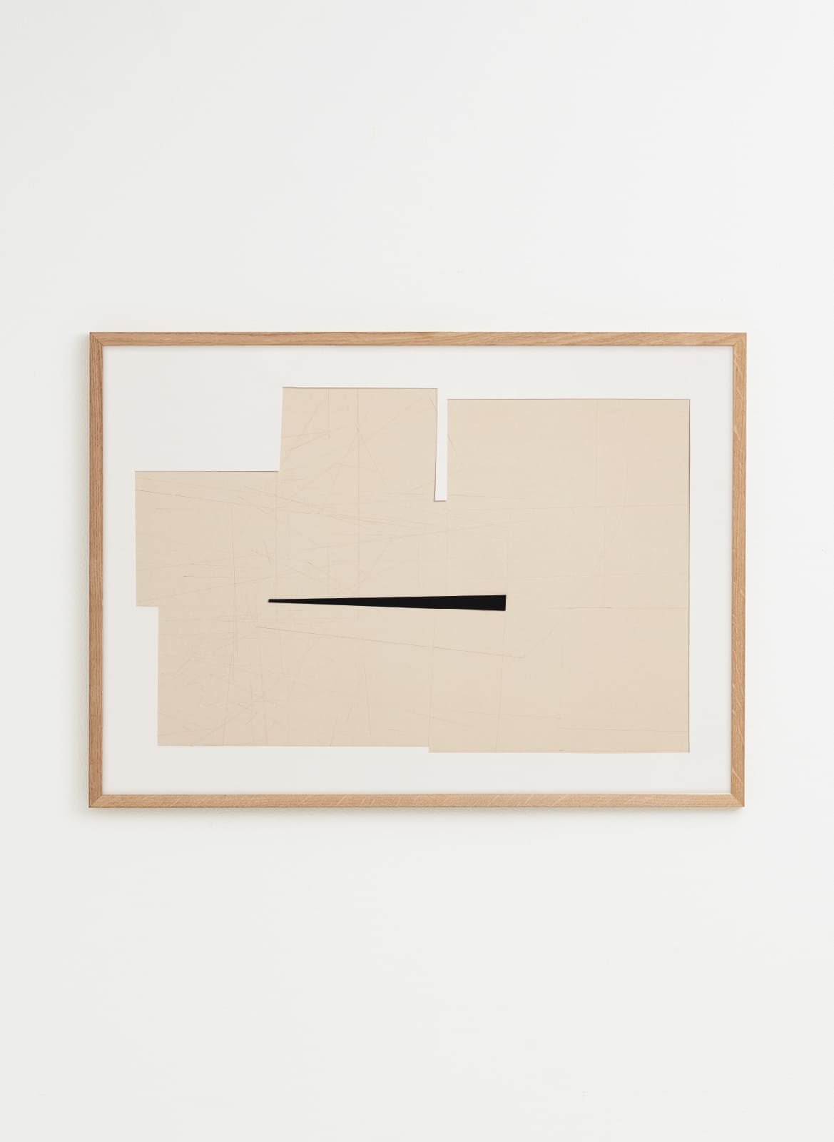 Minimalistic sandy coloured poster made by atelier cph