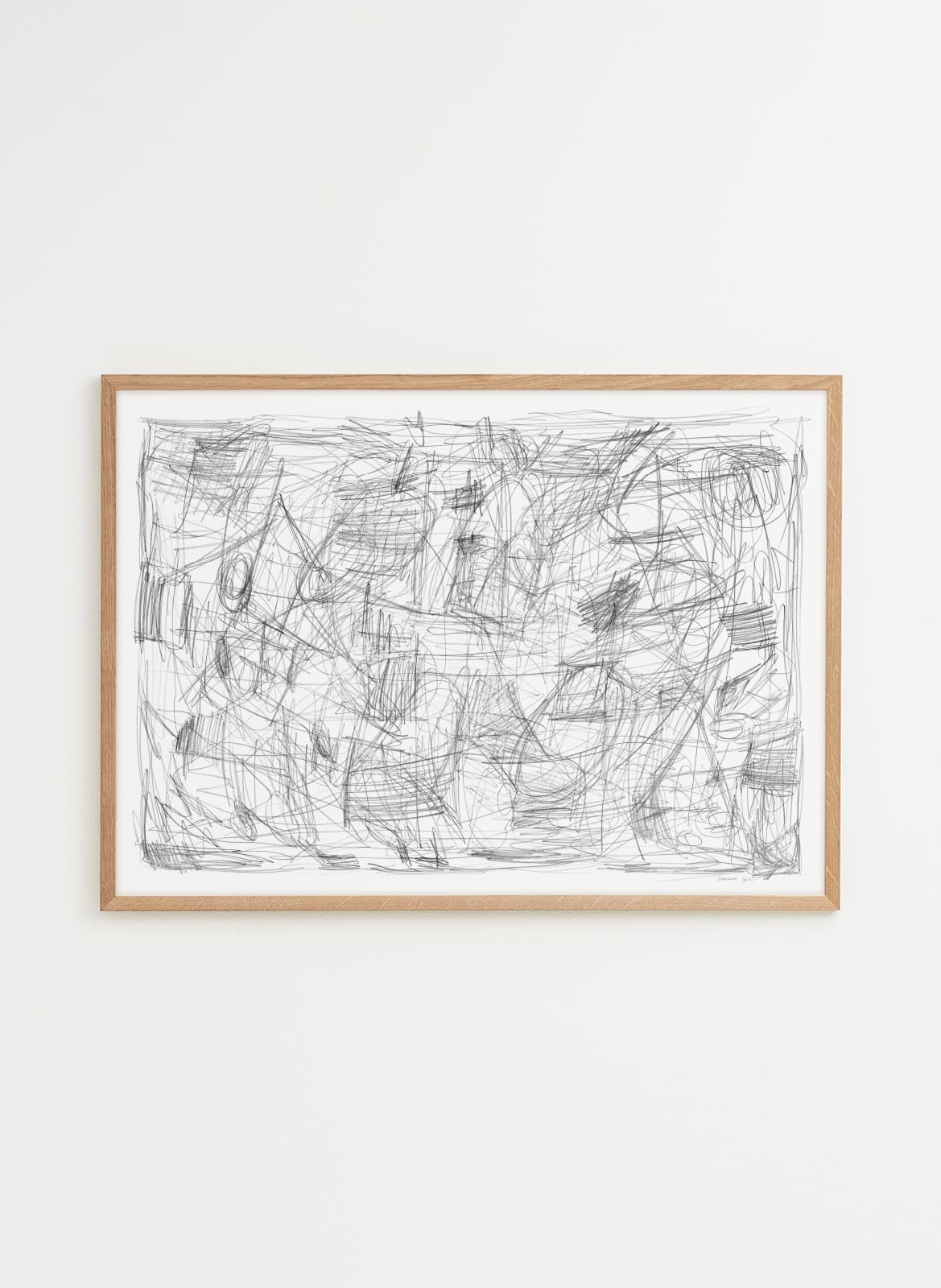pencil scribbles poster made by atelier cph