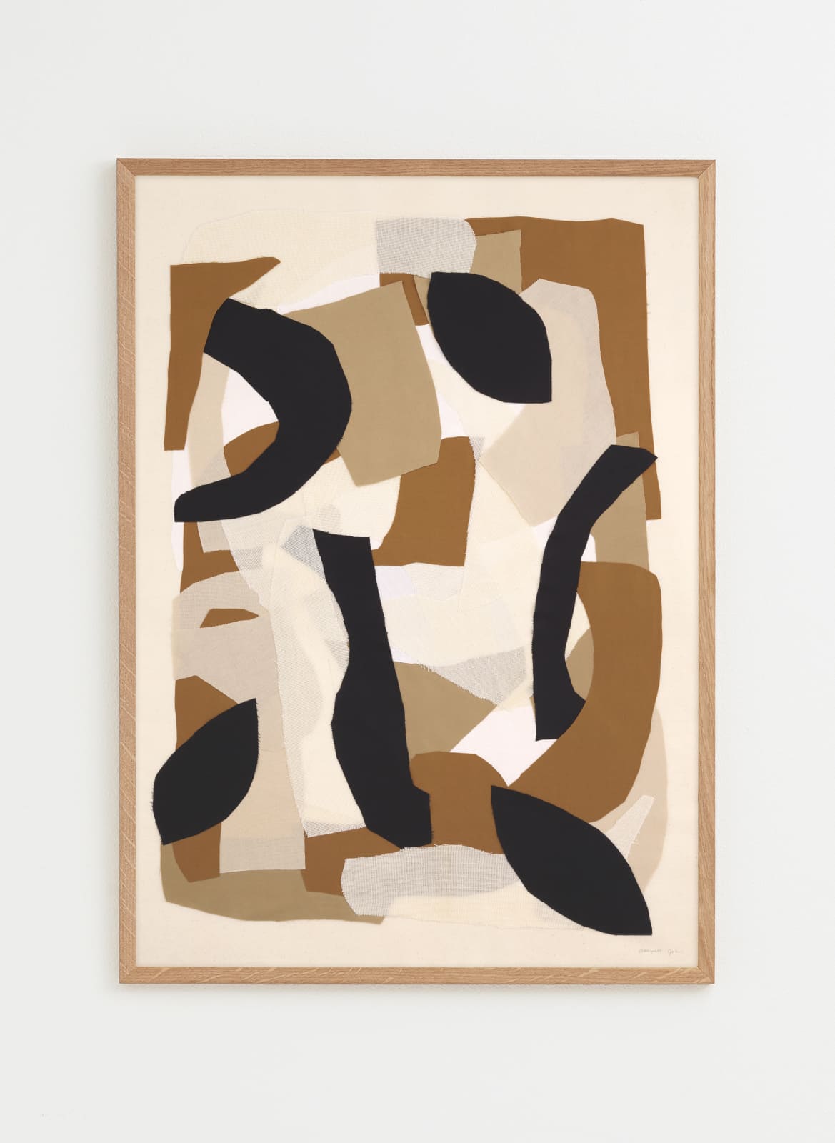 abstract brown, beige and black poster made by atelier cph